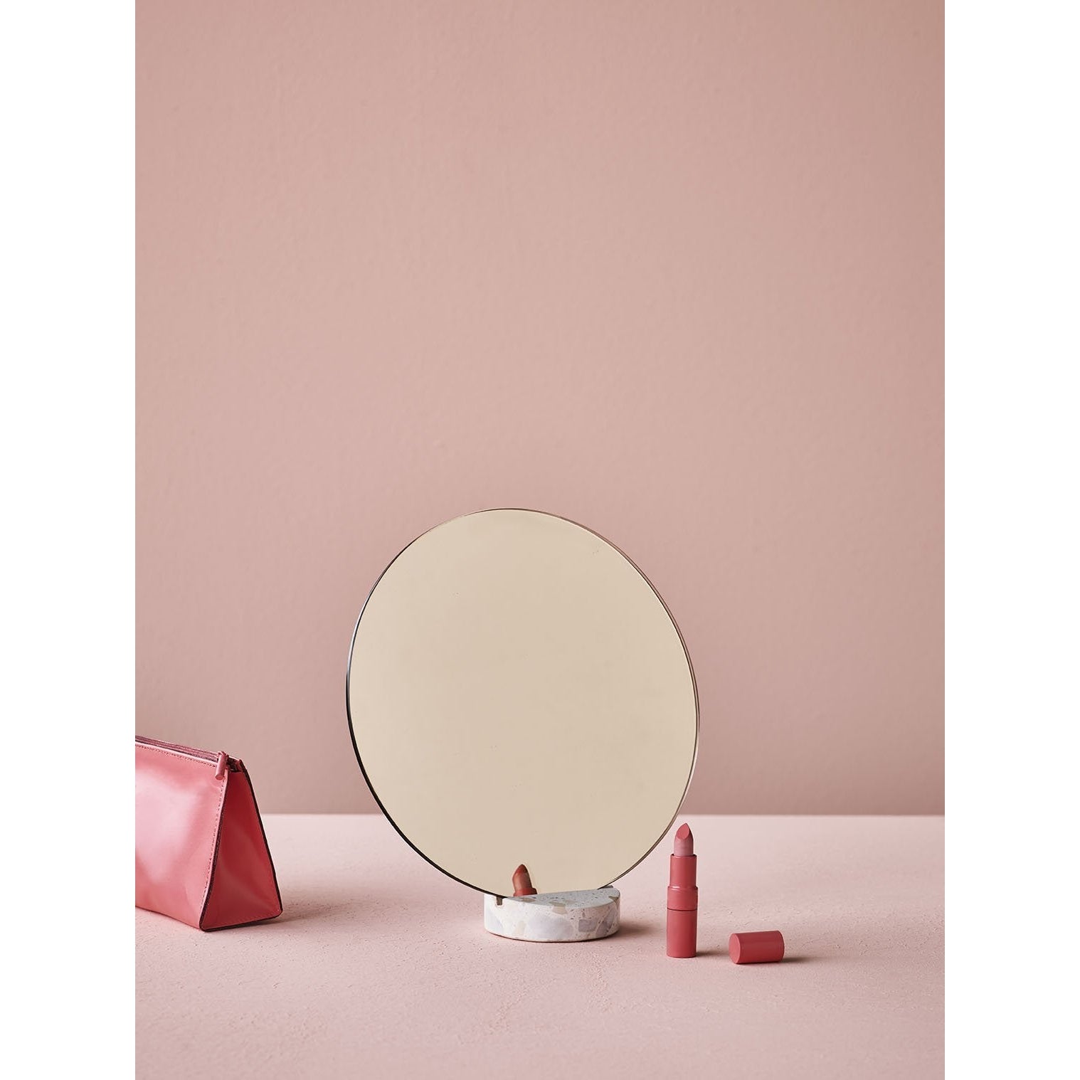 Lucie Kaas Erat Mirror Pink, Ø 25 cm