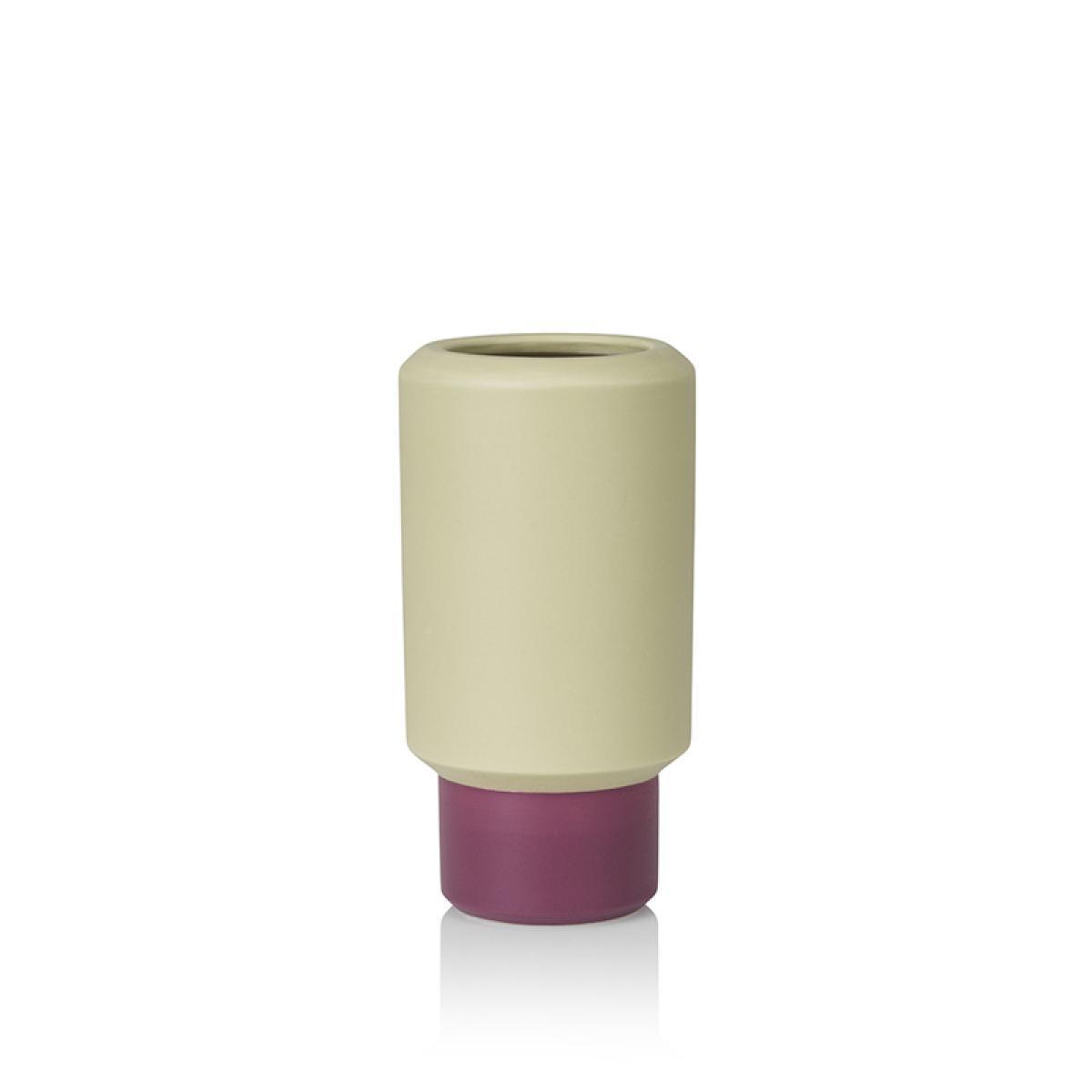 Lucie Kaas Fumary Pistachio / Purple Jar, 16,5 cm