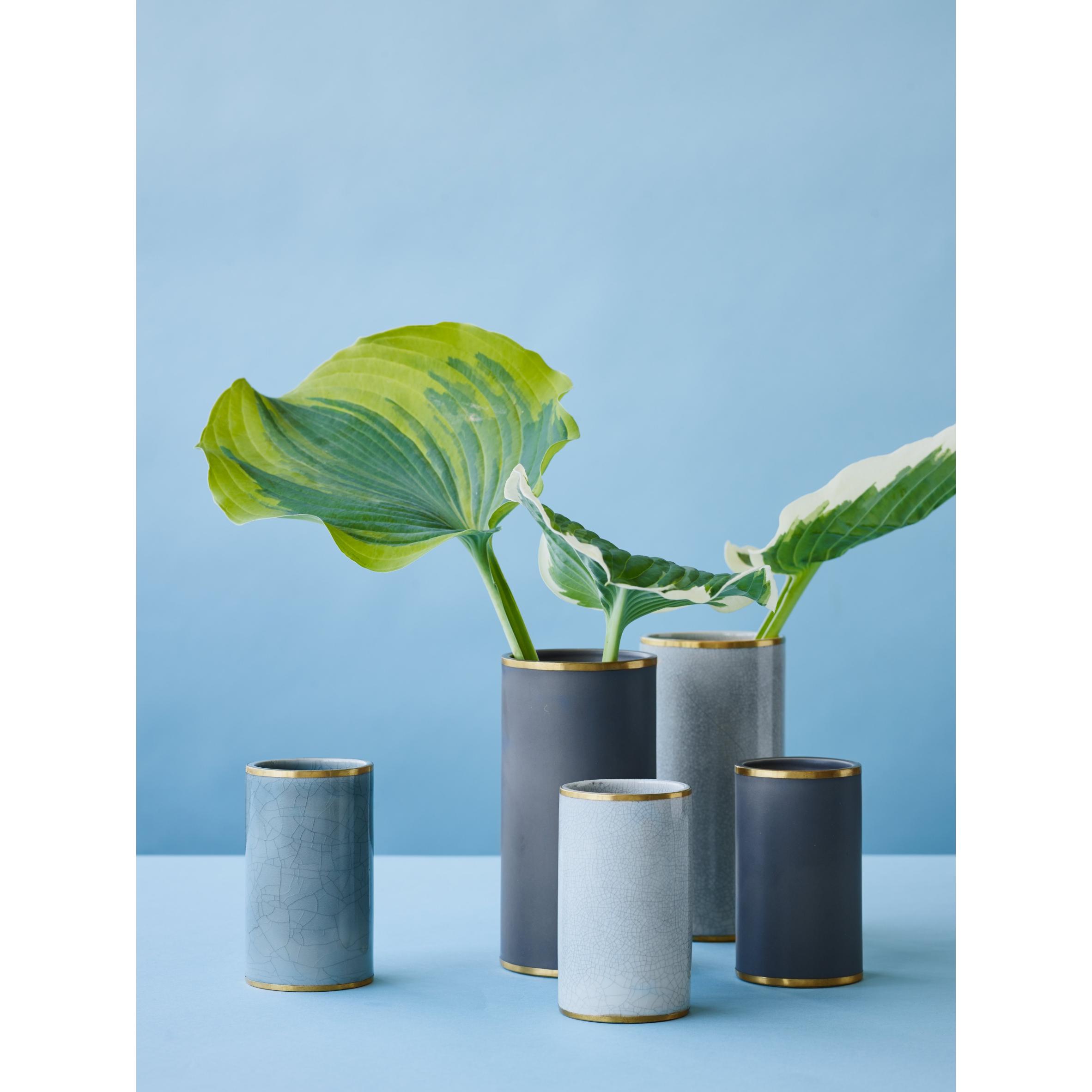 Lucie Kaas Matee vase turquoise, 12cm