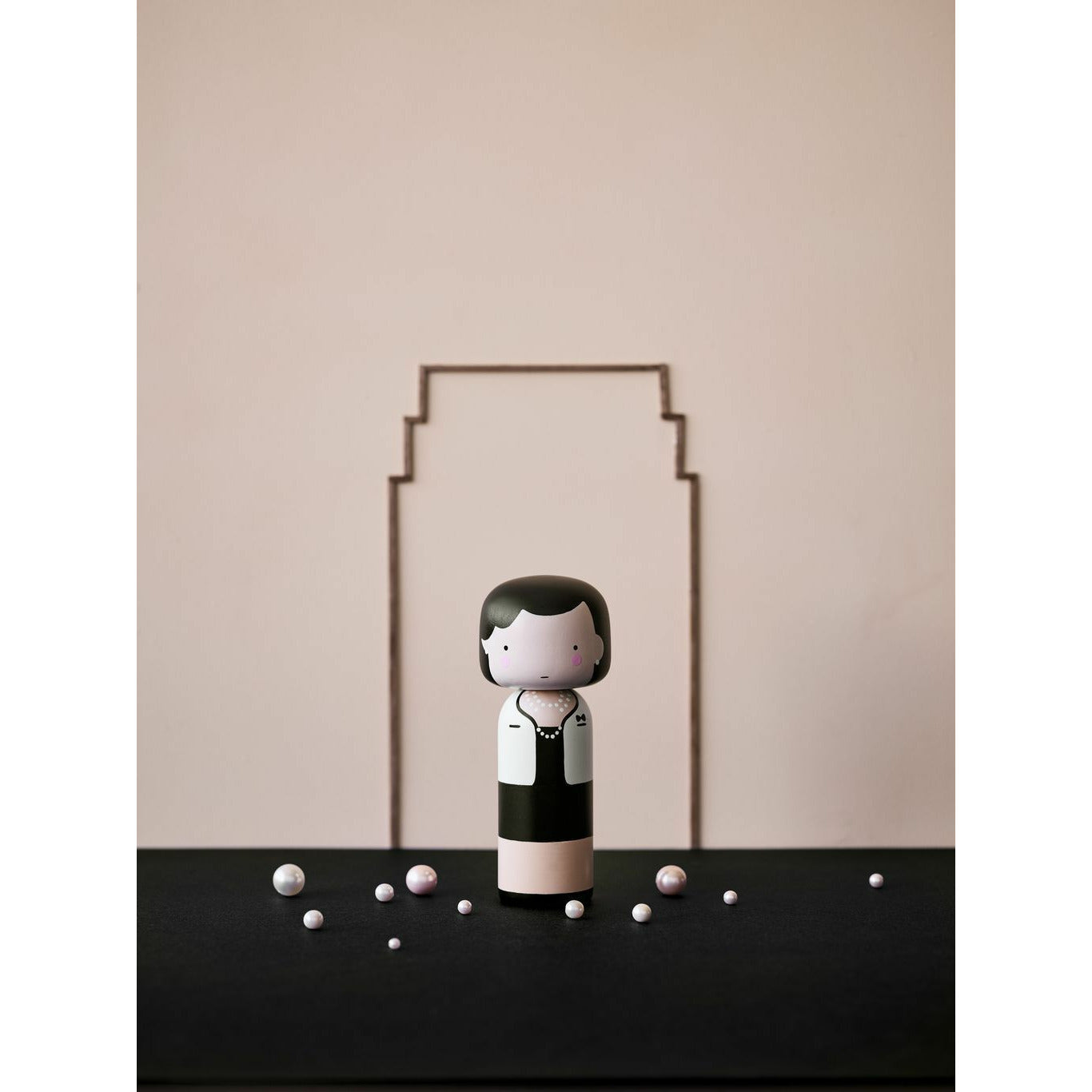 Lucie Kaas Sketch.inc Kokeshi Puppe, Coco in Pink
