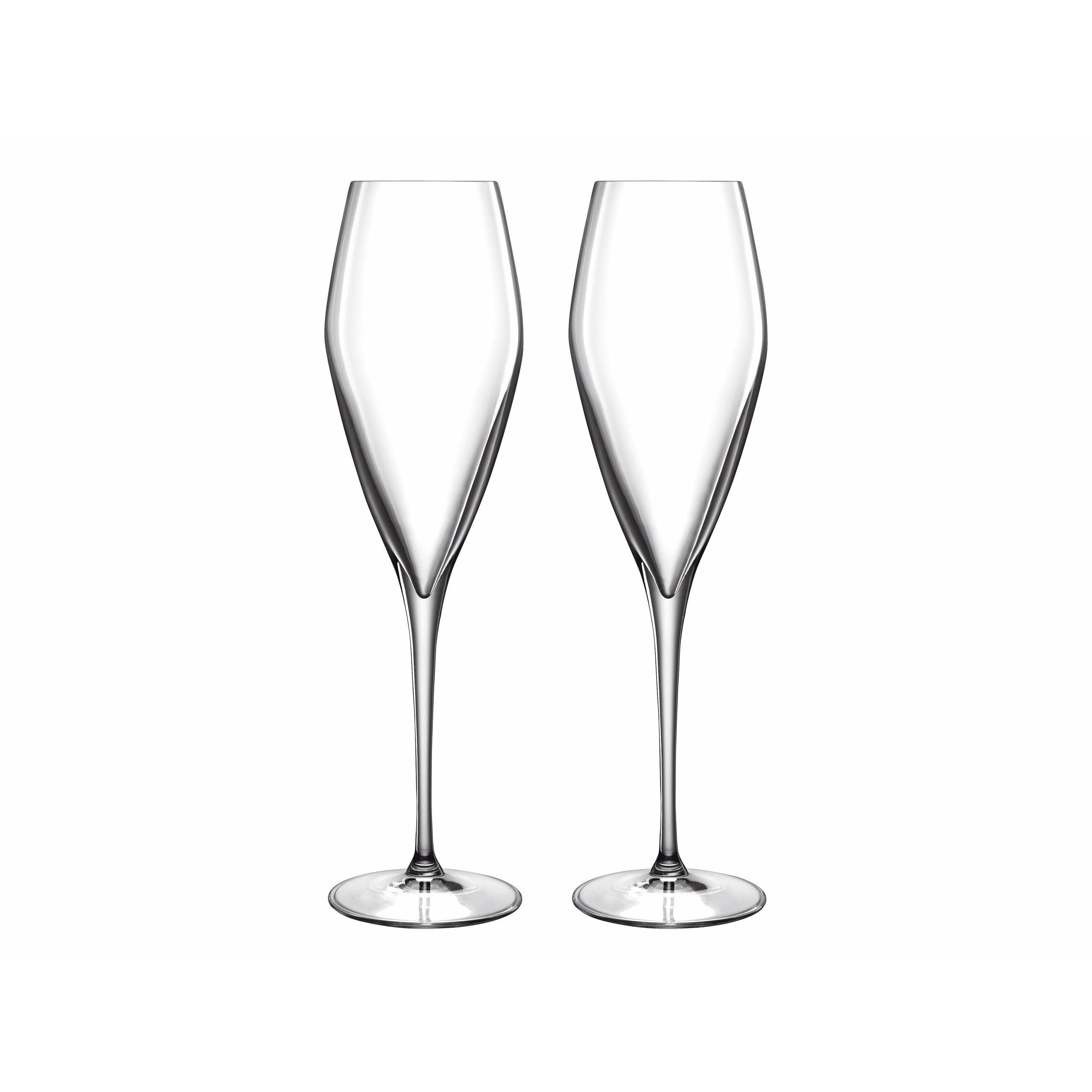Luigi Bormioli Atelier Champagne Glass Prosecco, 2 pièces