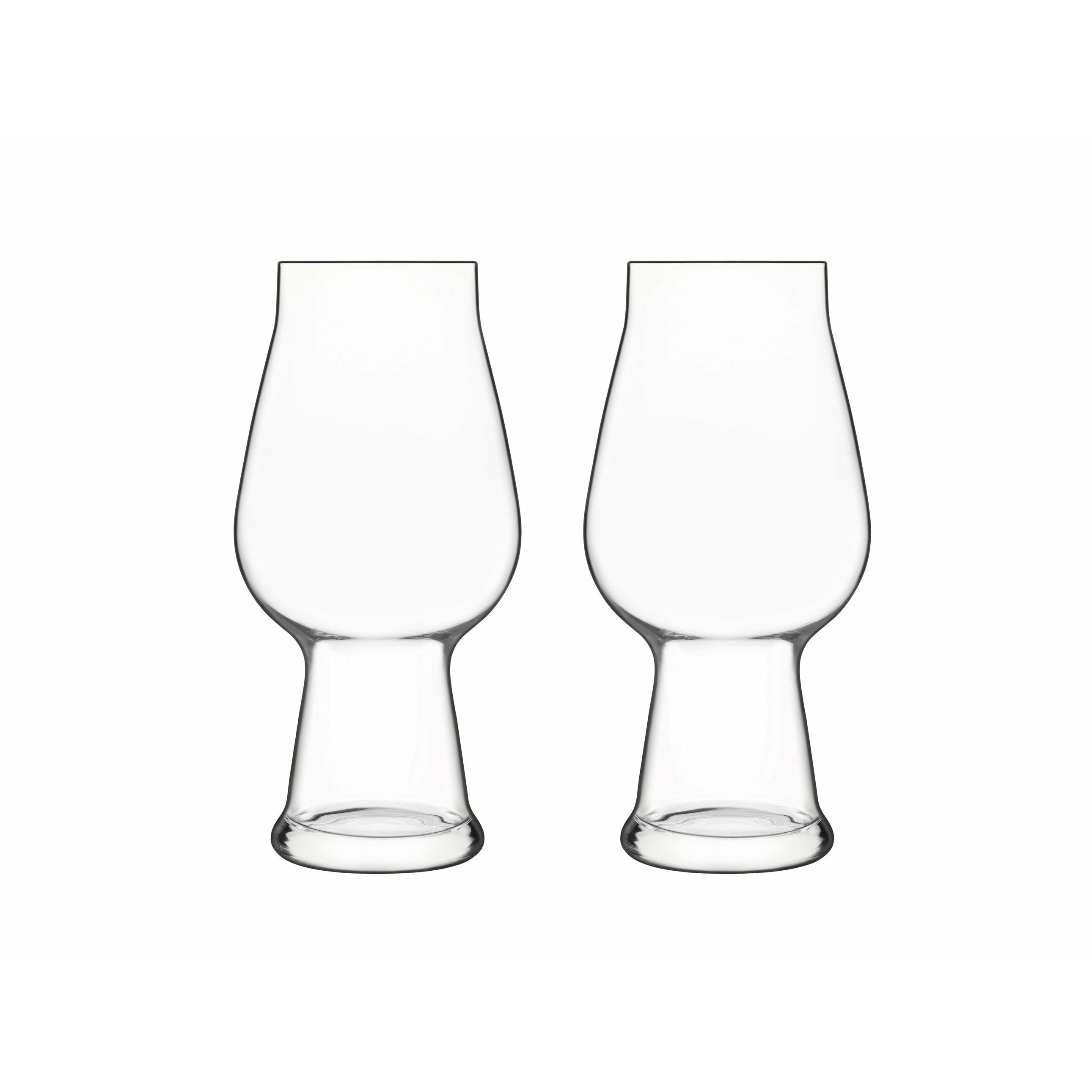 Luigi Bormioli Birrateque Beer Glass IPA/Ale, 2 piezas