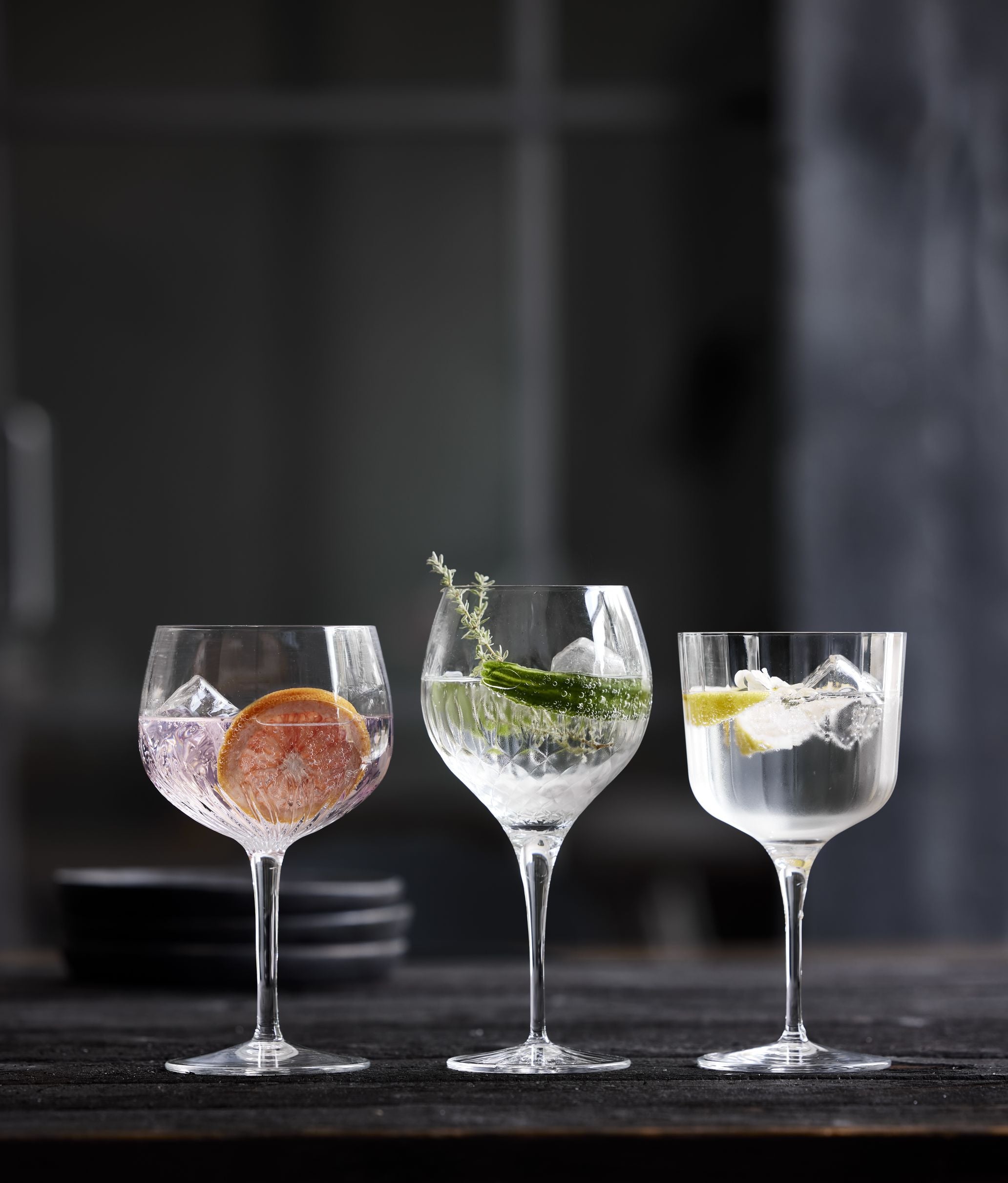 Luigi Bormioli Mixology Spanish Gin & Tonic Glass, uppsättning av 4