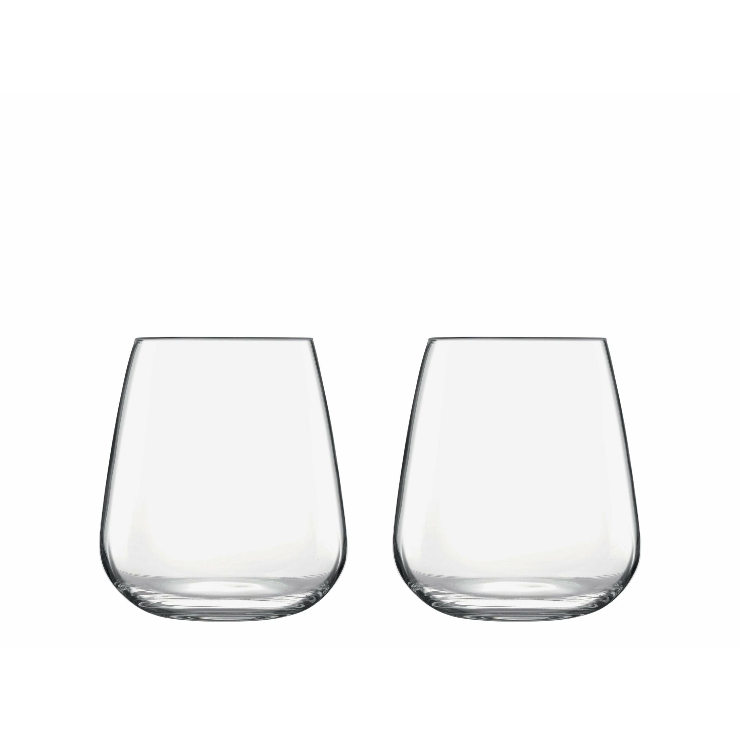 Luigi Bormioli Talismano Water Glass, 2 Pieces