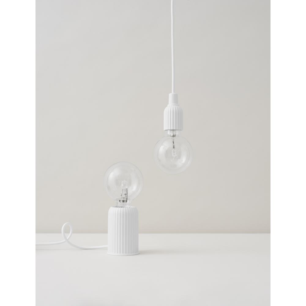 Lyngby Asennuslamppu nro 3 valkoinen, 10,7 cm