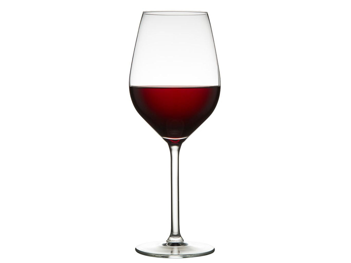 Lyngby Glas Juvel Red Wine Glass 50 cl，4个。