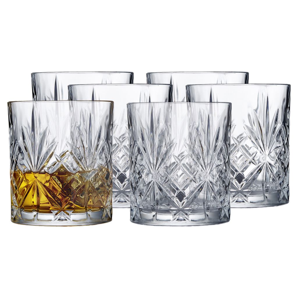 Lyngby Glas Melodia Krystal Whiskey Glass 31 Cl, 6 Pcs.