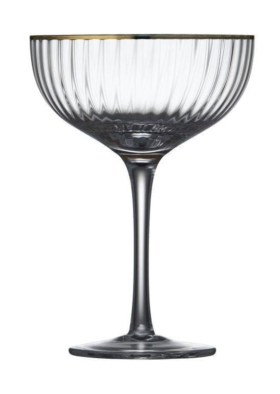 Lyngby Glas Palermo Gold Cocktail Glasses 31,5 CL, 4 stk.