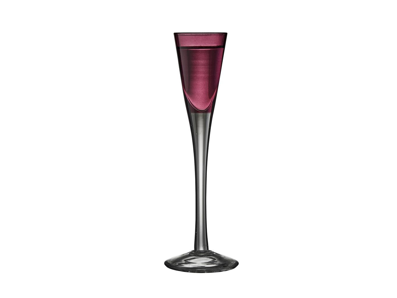 Lyngby Glas Schnapps glass assorterte farger, 6 stk.