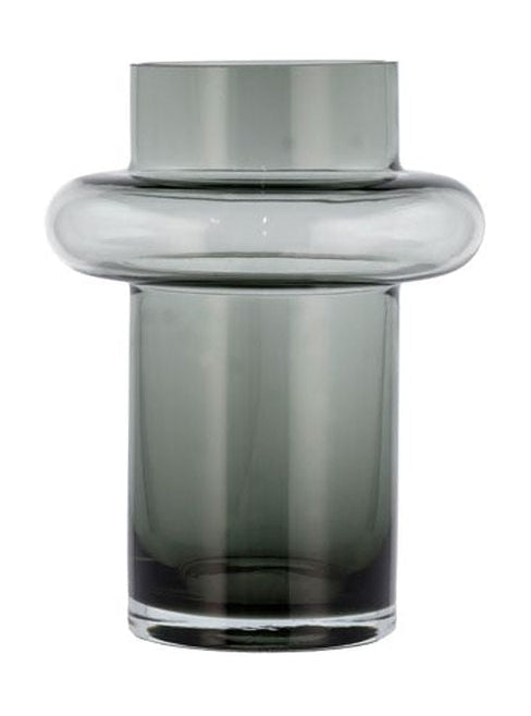 Lyngby Glas Tube Vase H: 20 cm, reykur