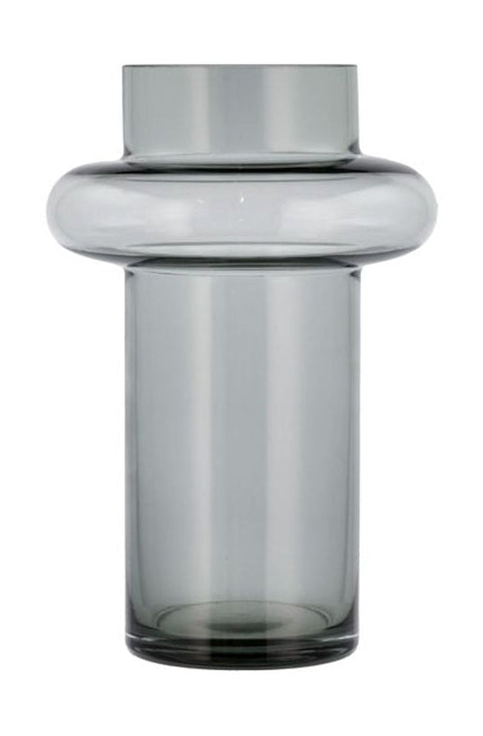 Lyngby Glas Tube花瓶H：25厘米，烟雾