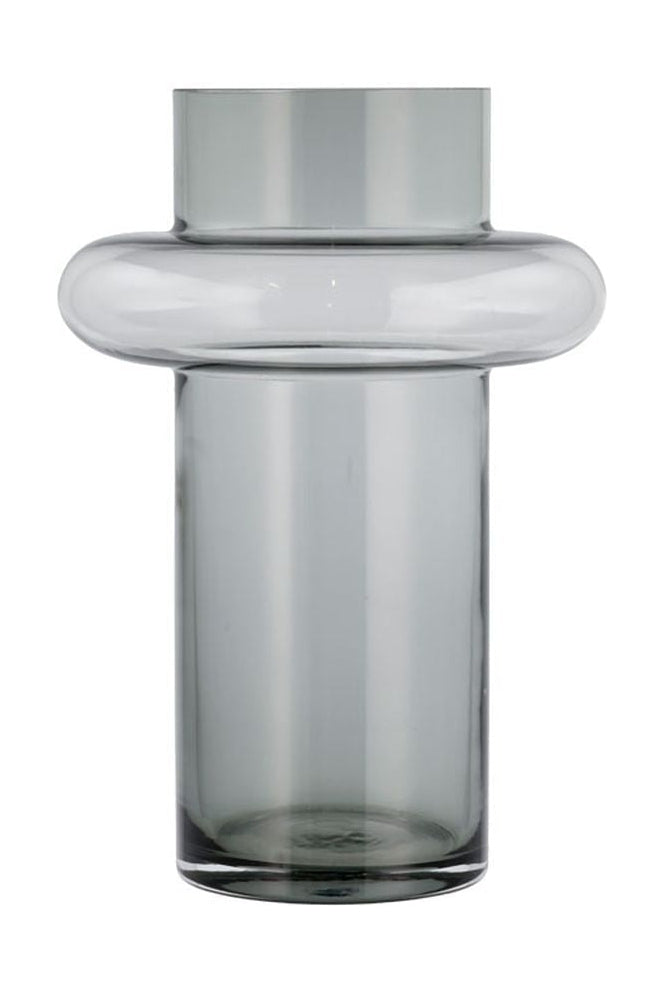 Vase tube en verre Lyngby H : 30 cm, fumé