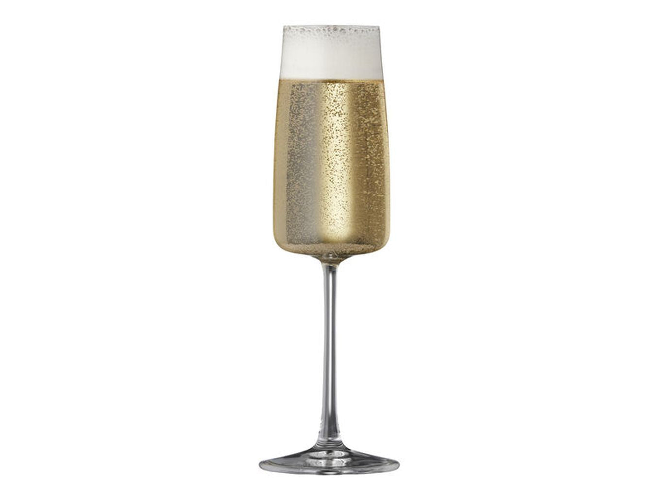 Lyngby Glas Zero Krystal Champagne Glass 30 Cl, 4 PC.