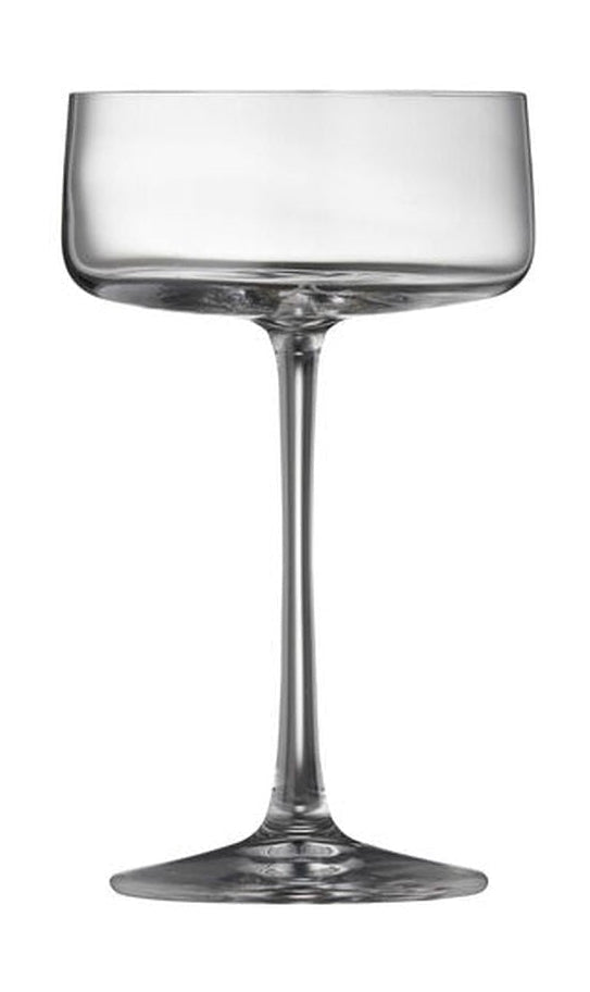 Lyngby Glas Zero Krystal Champagner Schale 26 Cl, 4 Stück.