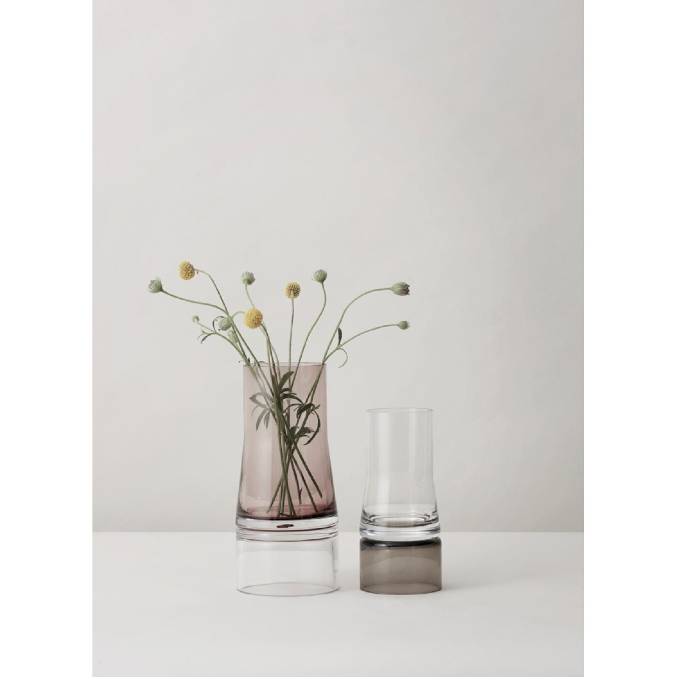 Lyngby Joe Colombo花瓶2中1哥本哈根绿色/透明，大型