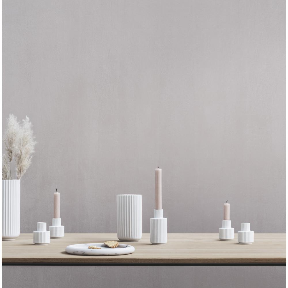 Lyngby Candle Holder White, 11 cm