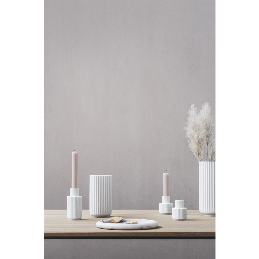 Lyngby Candle Holder White, 7cm