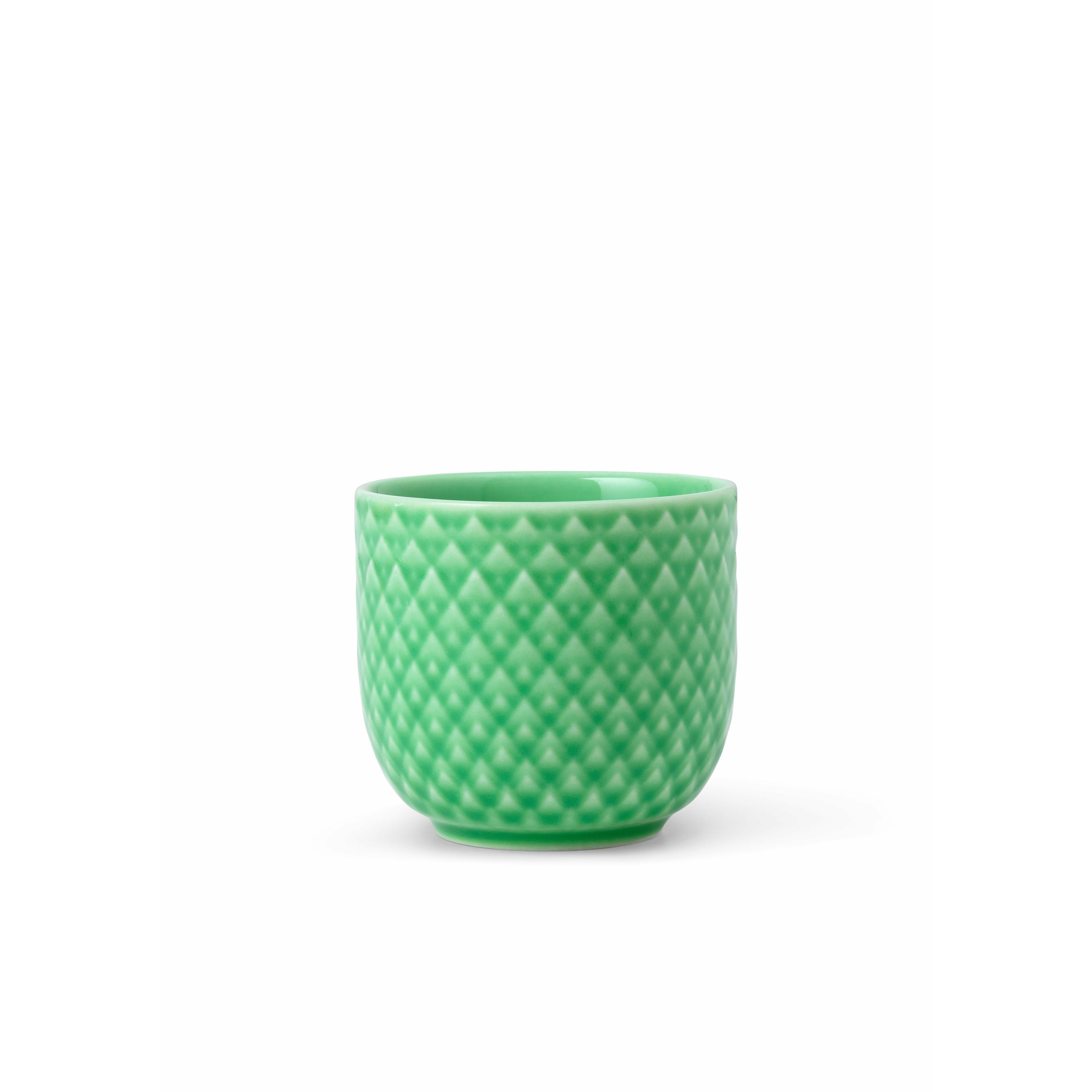 Lyngby Porcelæn Rhombe Color Egg Cup Ø5 cm, vihreä
