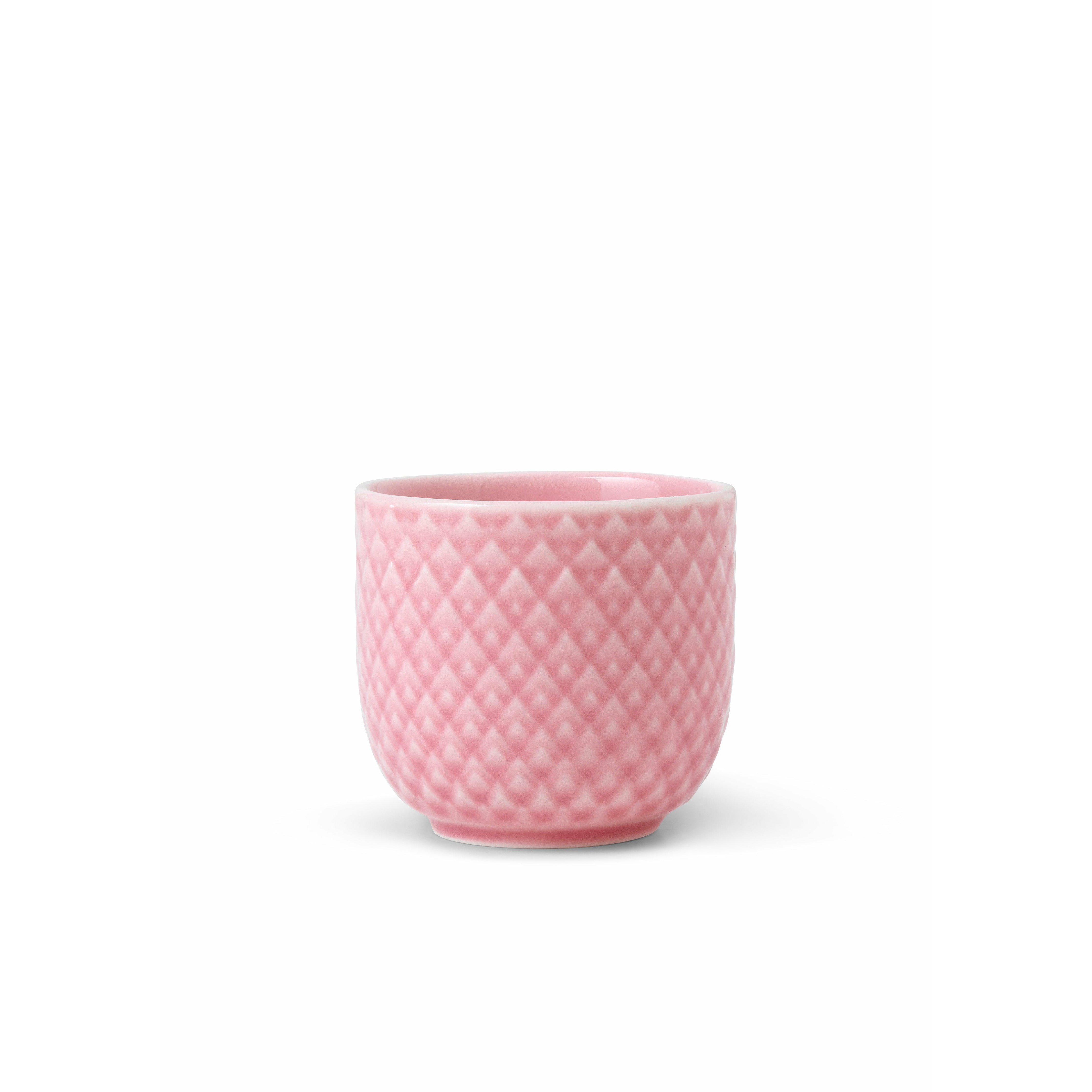 Lyngby Porcelæn Rhombe Color Egg Cup Ø5 cm, lyserød