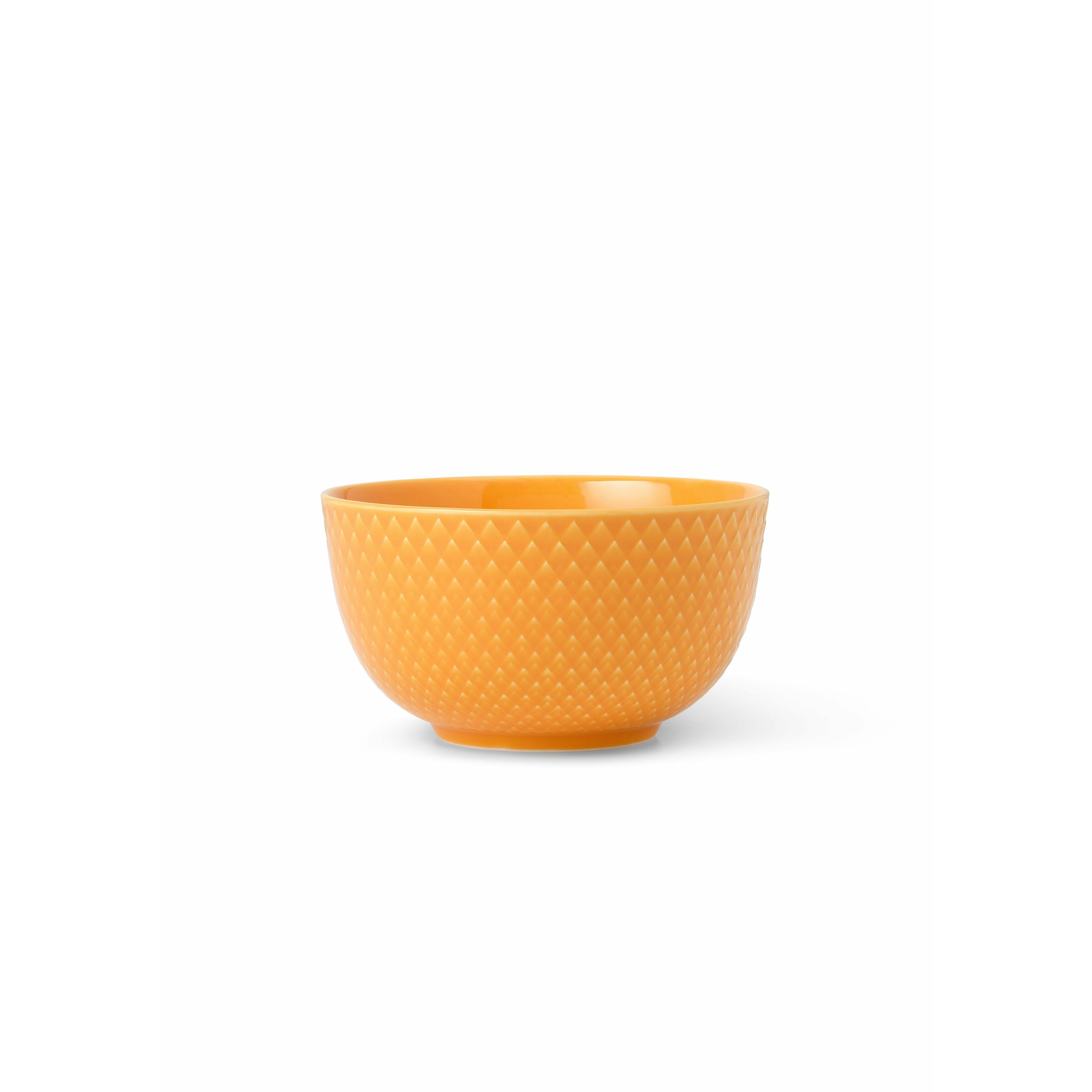 Lyngby Porcelæn Rhombe Color Bowl Ø11, gul