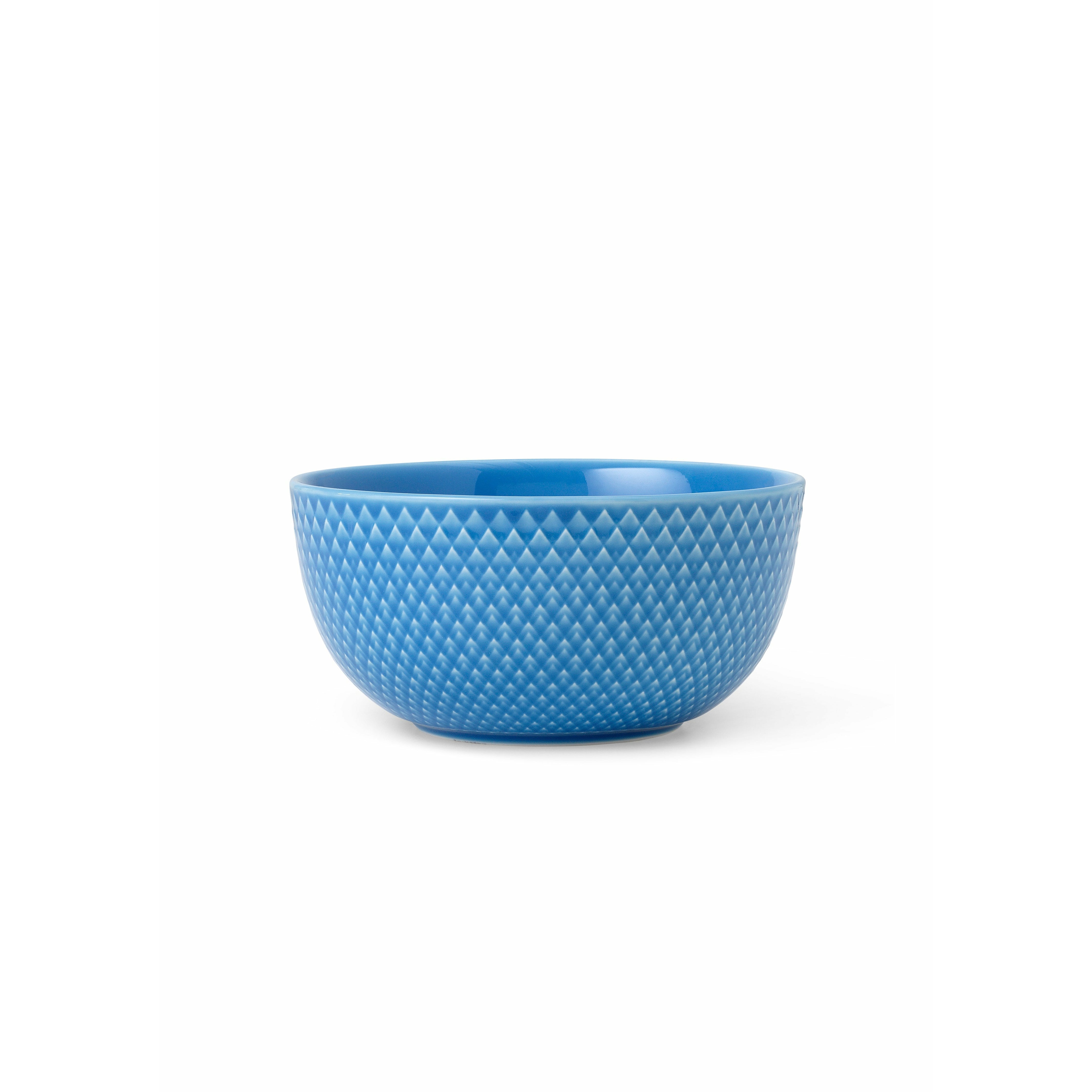 Lyngby Porcelæn Rhombe Color Bowl Ø13, blauw