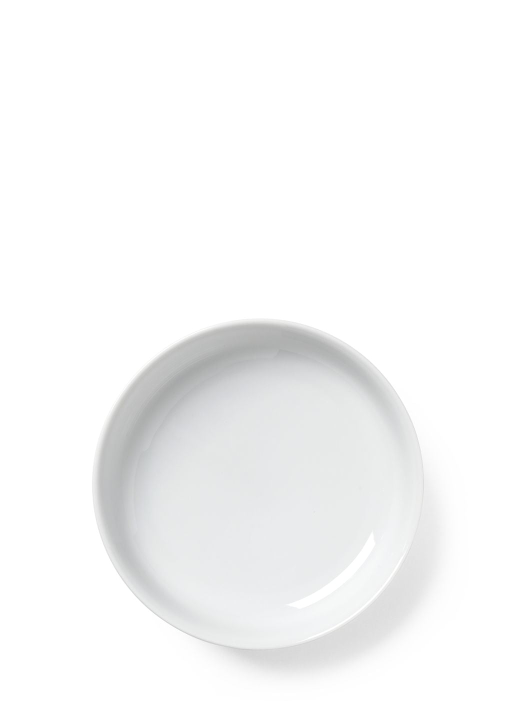 Lyngby Porcelæn Plaque de dessert Rhombe Ø16 cm, blanc