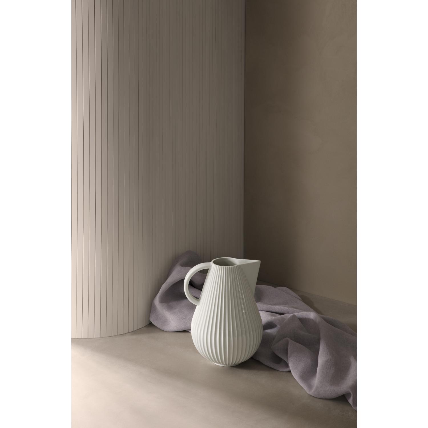 LyngbyPorcelænturajug花瓶H27,5白色瓷器