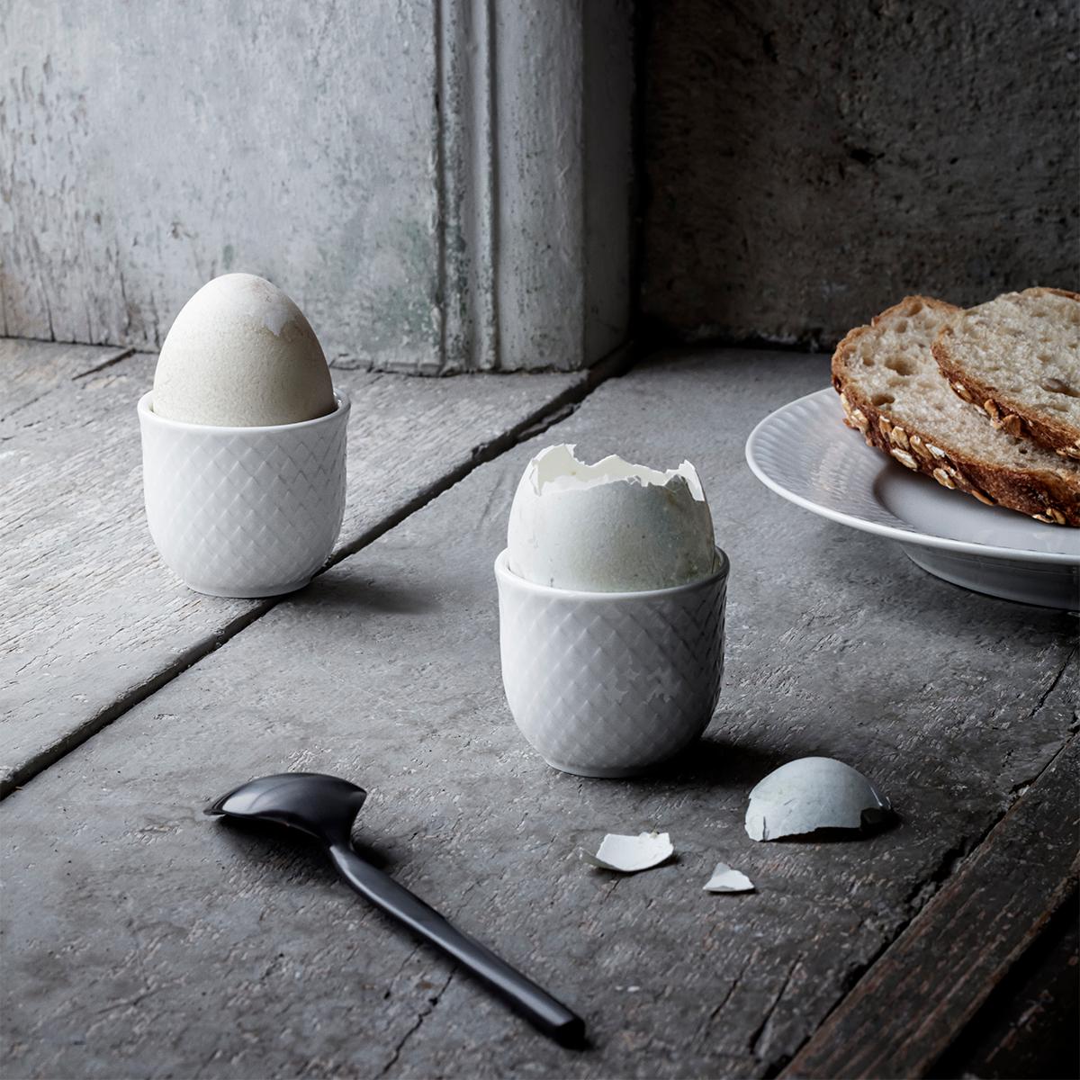 Lyngby Rhombe Egg Cup, 2 stk.
