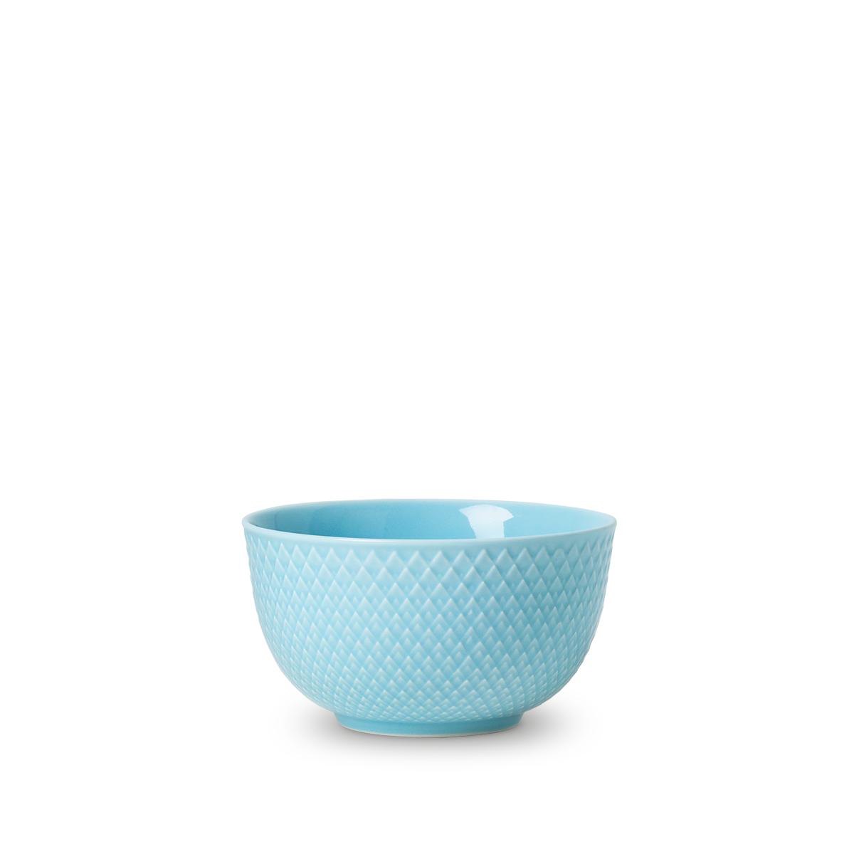 Lyngby Rhombe Bowl Turquoise, 11 cm