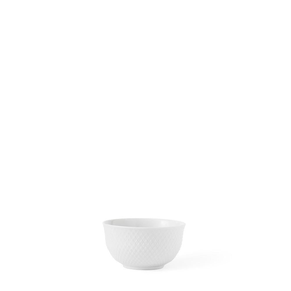 Lyngby Rhombe Bowl White，Ø11厘米