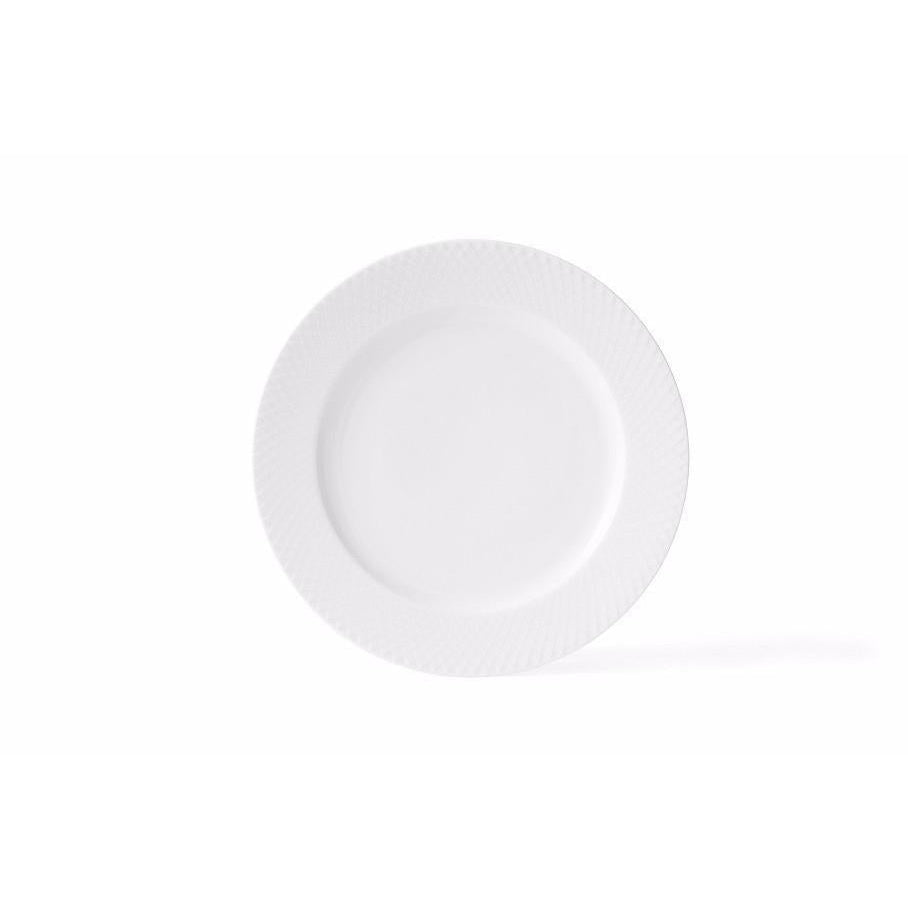 Lyngby Rhombe Plate White, 27cm
