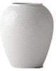 Lyngby Rhombe花瓶白色，25厘米