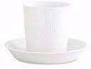 Lyngby Thermodan Mug With Saucer, White
