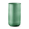 Lyngby Vase Green Glass, 35cm