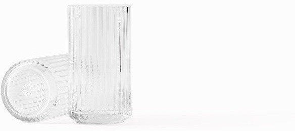 Lyngby Vaas helder glas, 15 cm