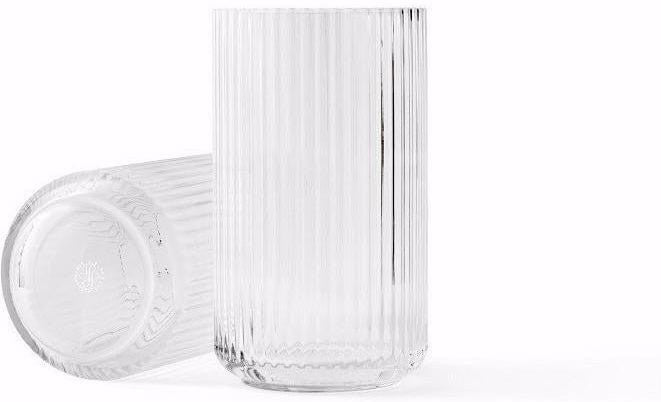 Lyngby花瓶透明玻璃，38厘米