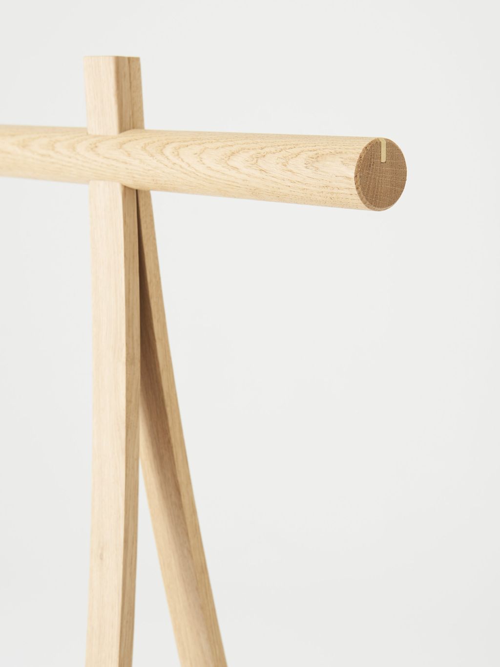 Made By Hand Coat Stand 100, Oak/Brass