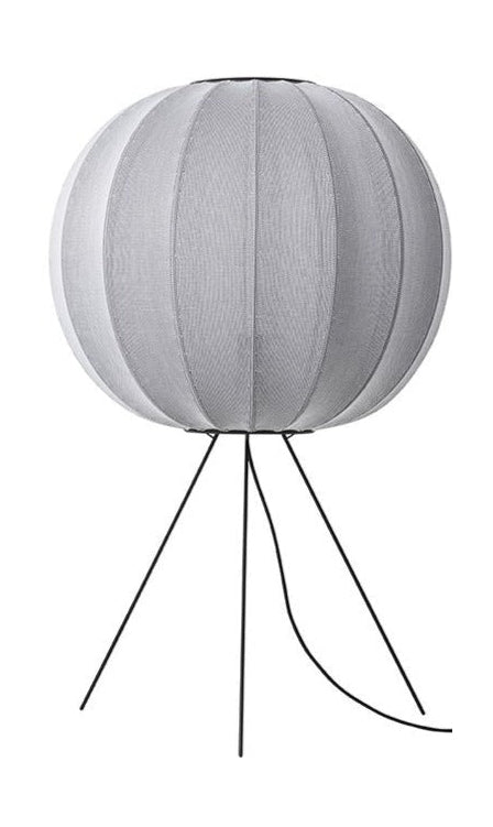 Made By Hand Knit Wit 60 Round Floor Lamp Medium,Silver