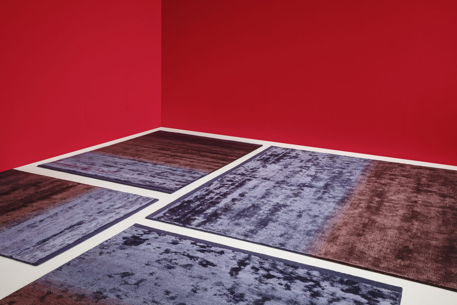 用手工制成的纳布拉地毯140 x 200，黄昏