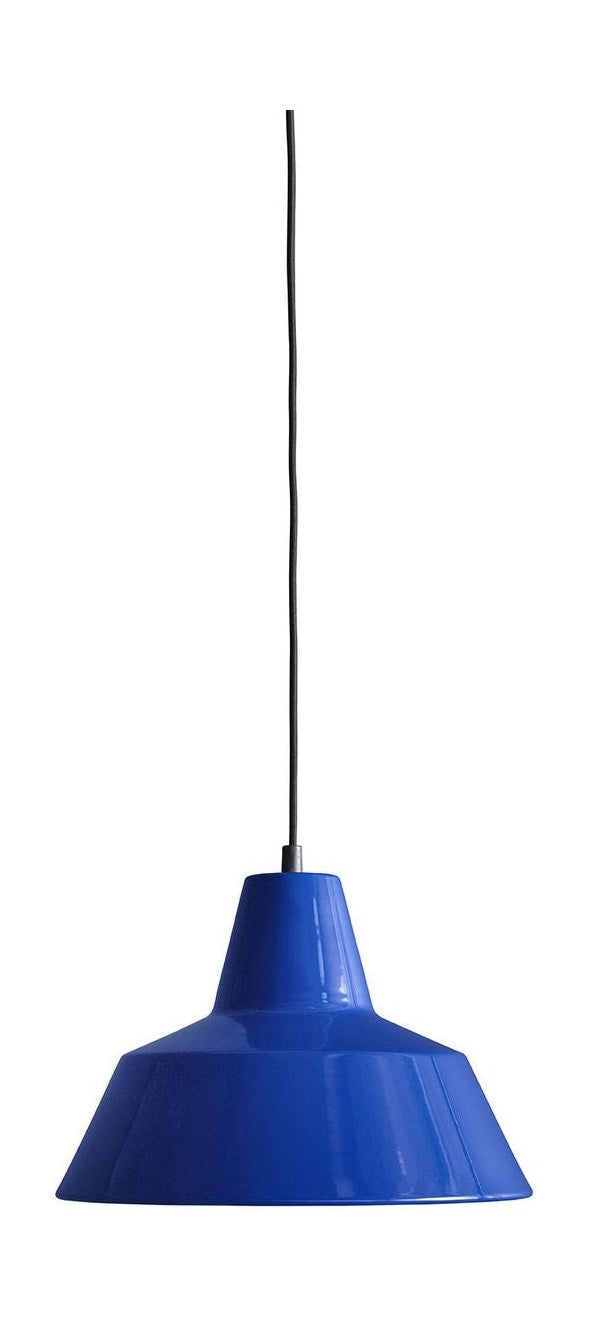 Made by Hand Lampe suspension de l'atelier W3, bleu