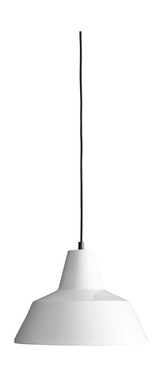 Made By Hand Workshop Suspension Lamp W3, White