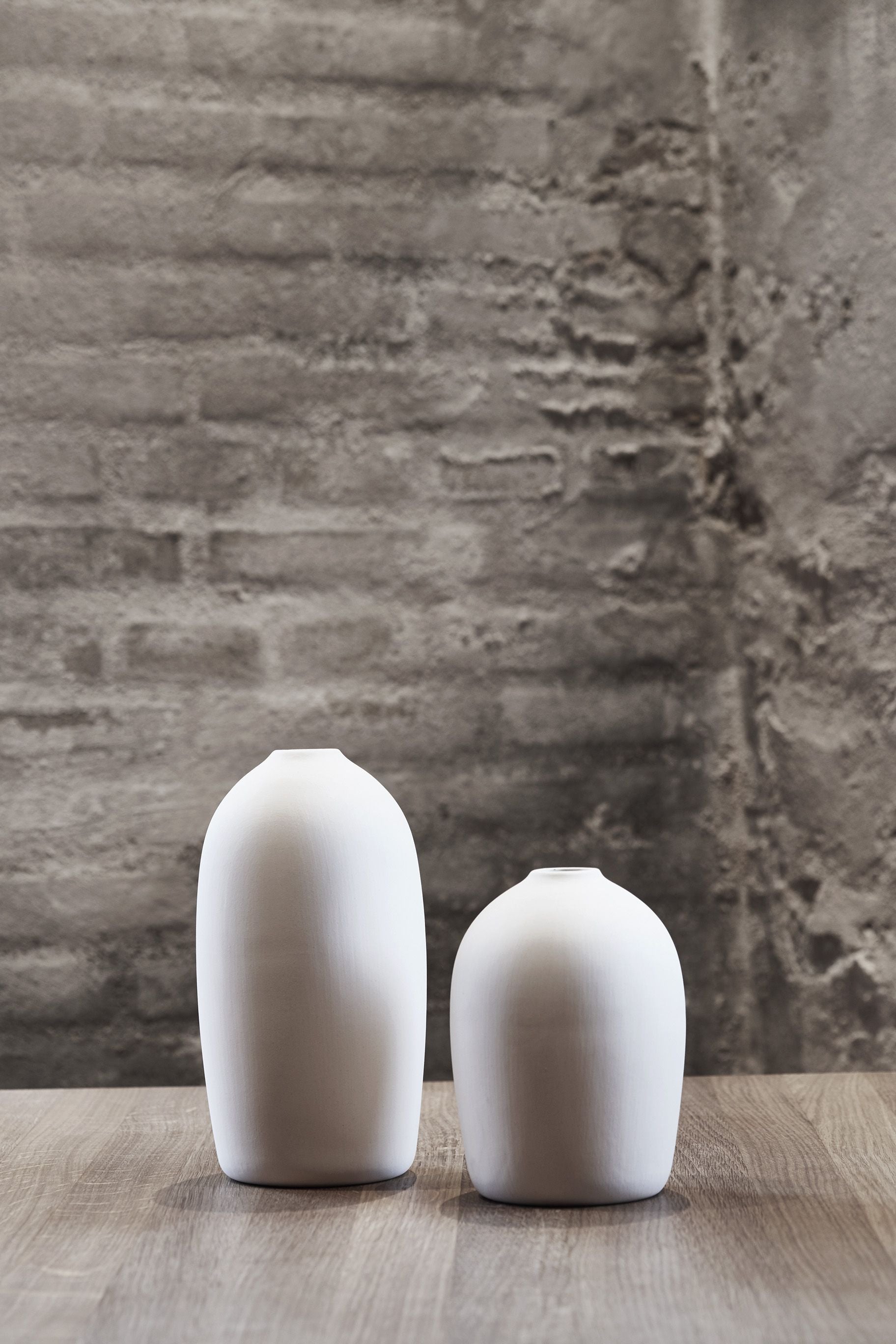 Malling Living Raw Vase 14,5 cm, blanco