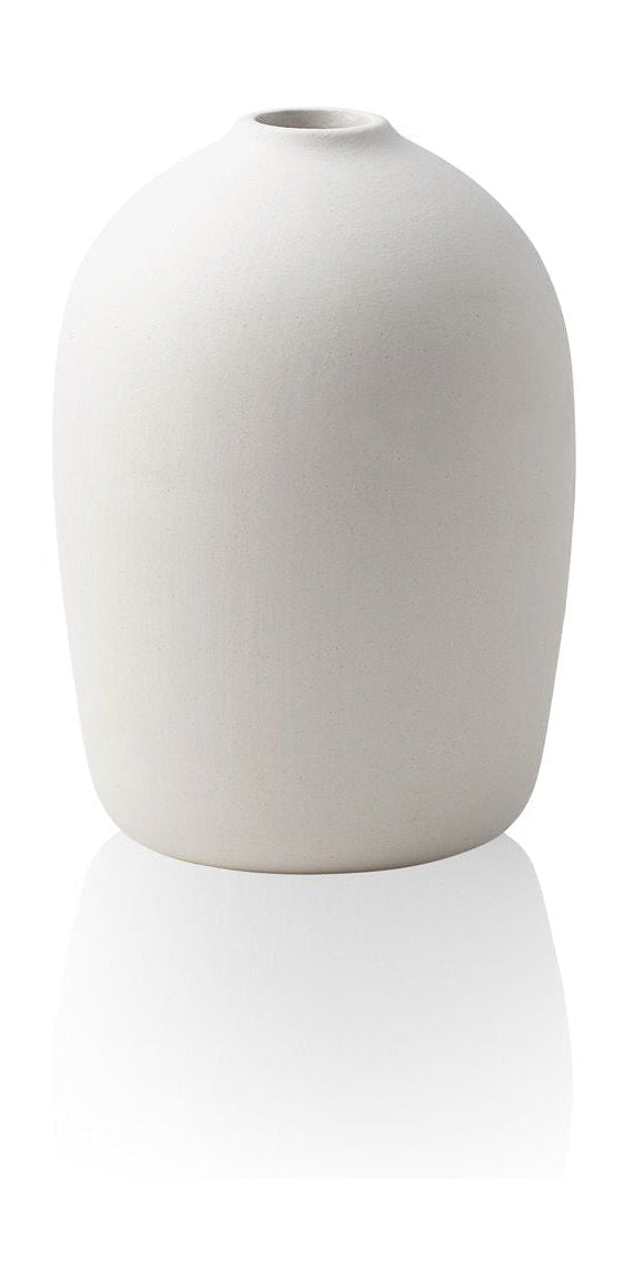 Malling Living Raw Vase 14,5 Cm, Weiß