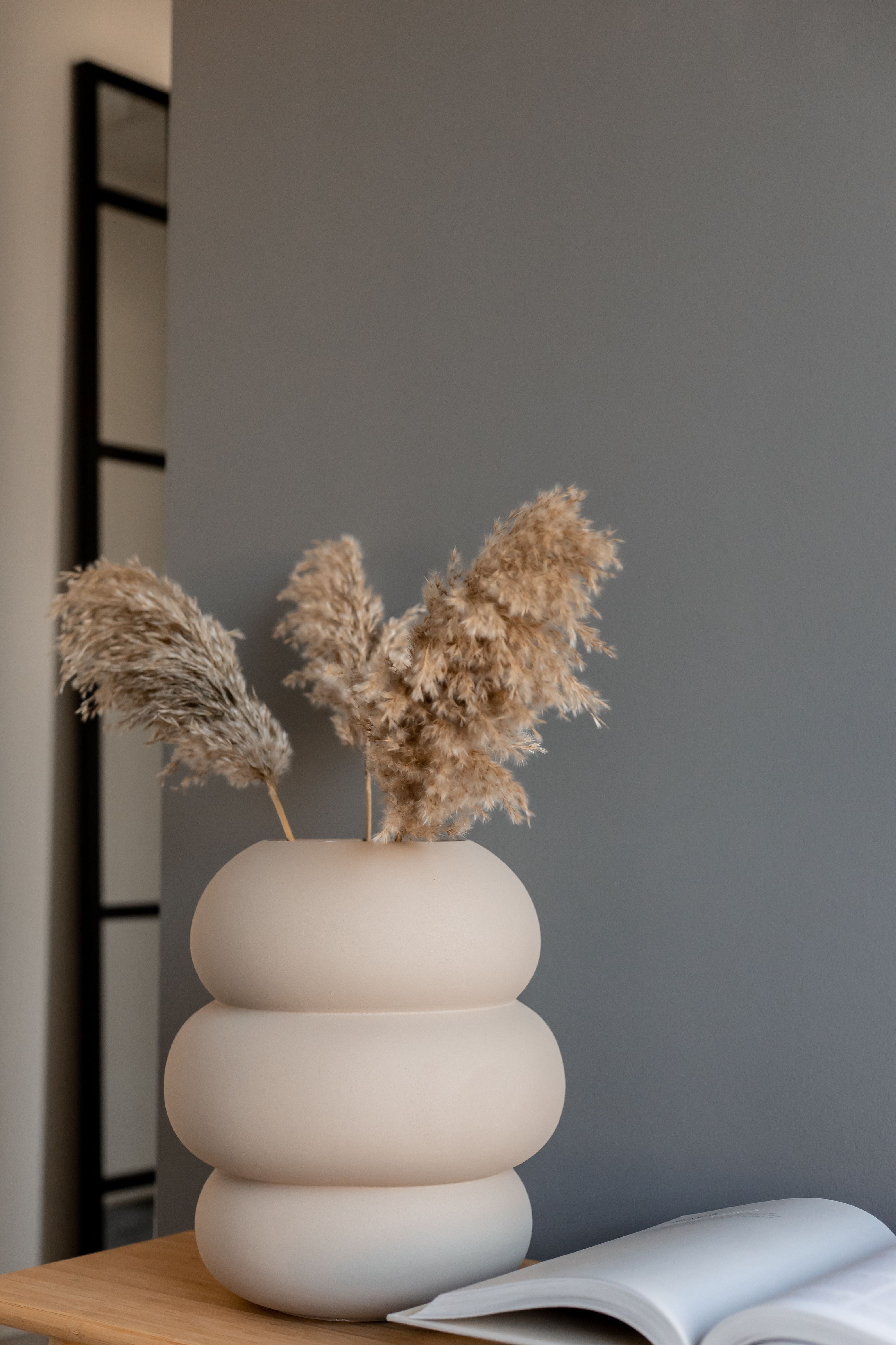 Vase de forme souple Malling Living, beige