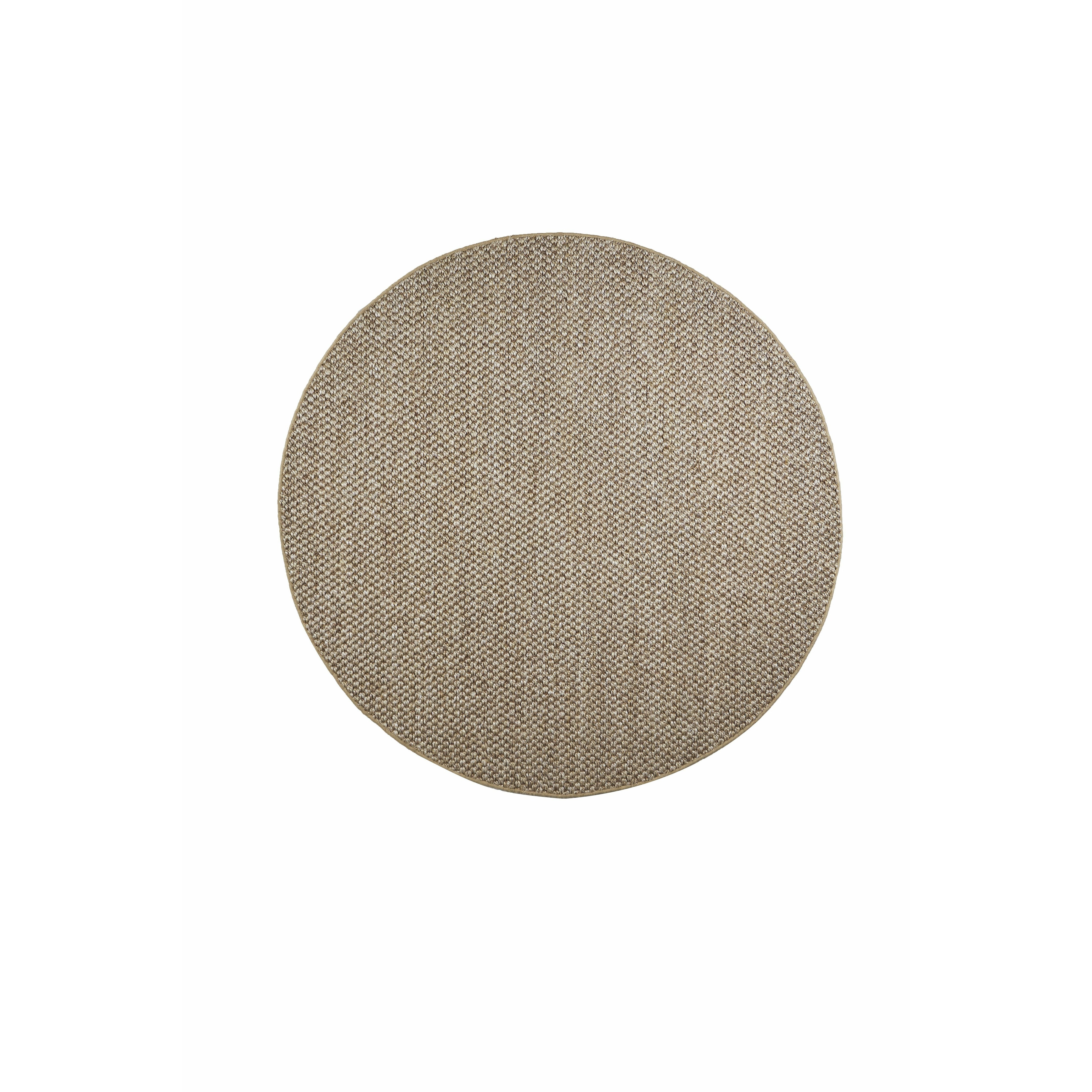 Massimo伯利兹地毯Ø250，天然棕色