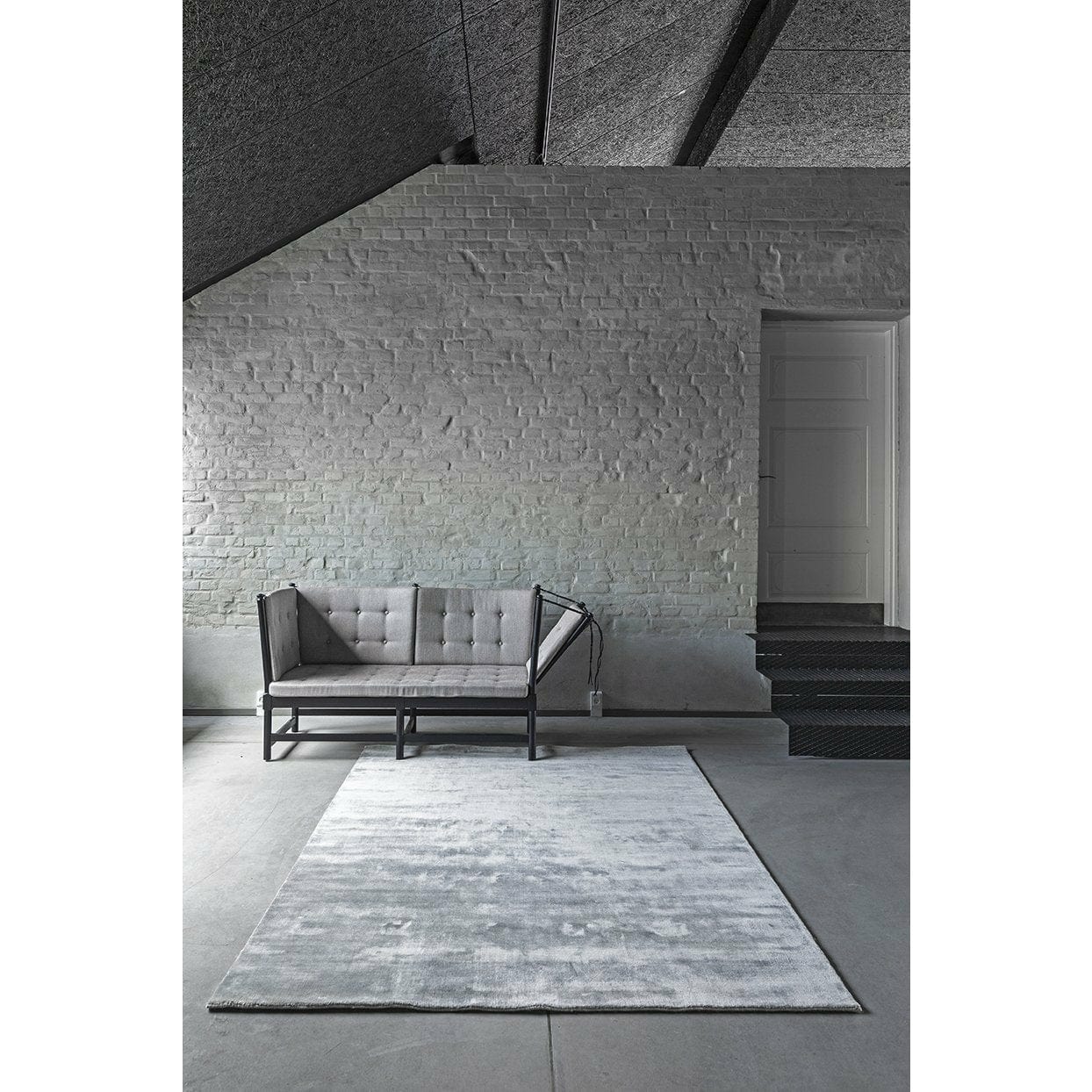 Massimo Earth Bamboo Rug Concrete Grey, 170x240 Cm