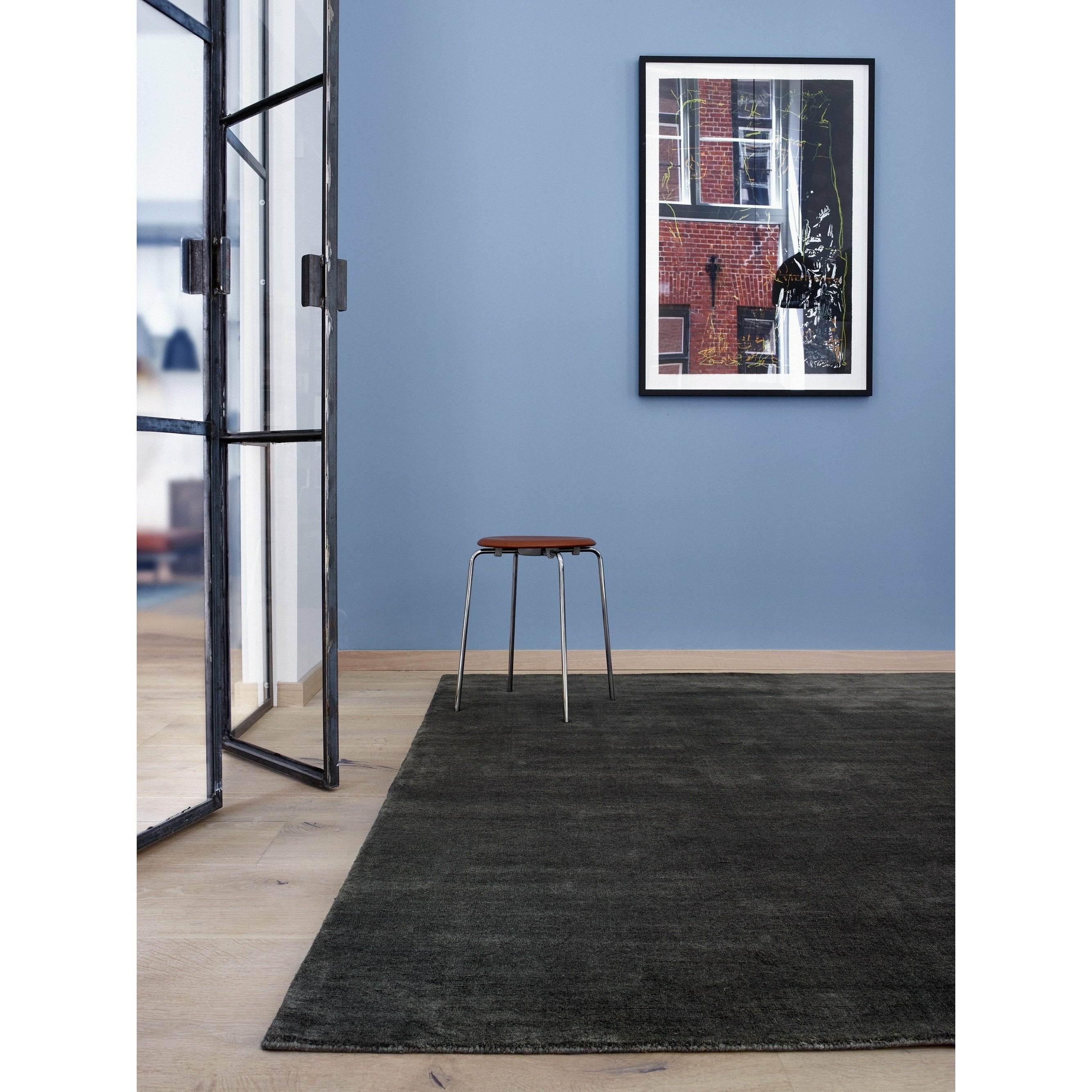 Massimo Jordtæppet trækul, 170x240 cm