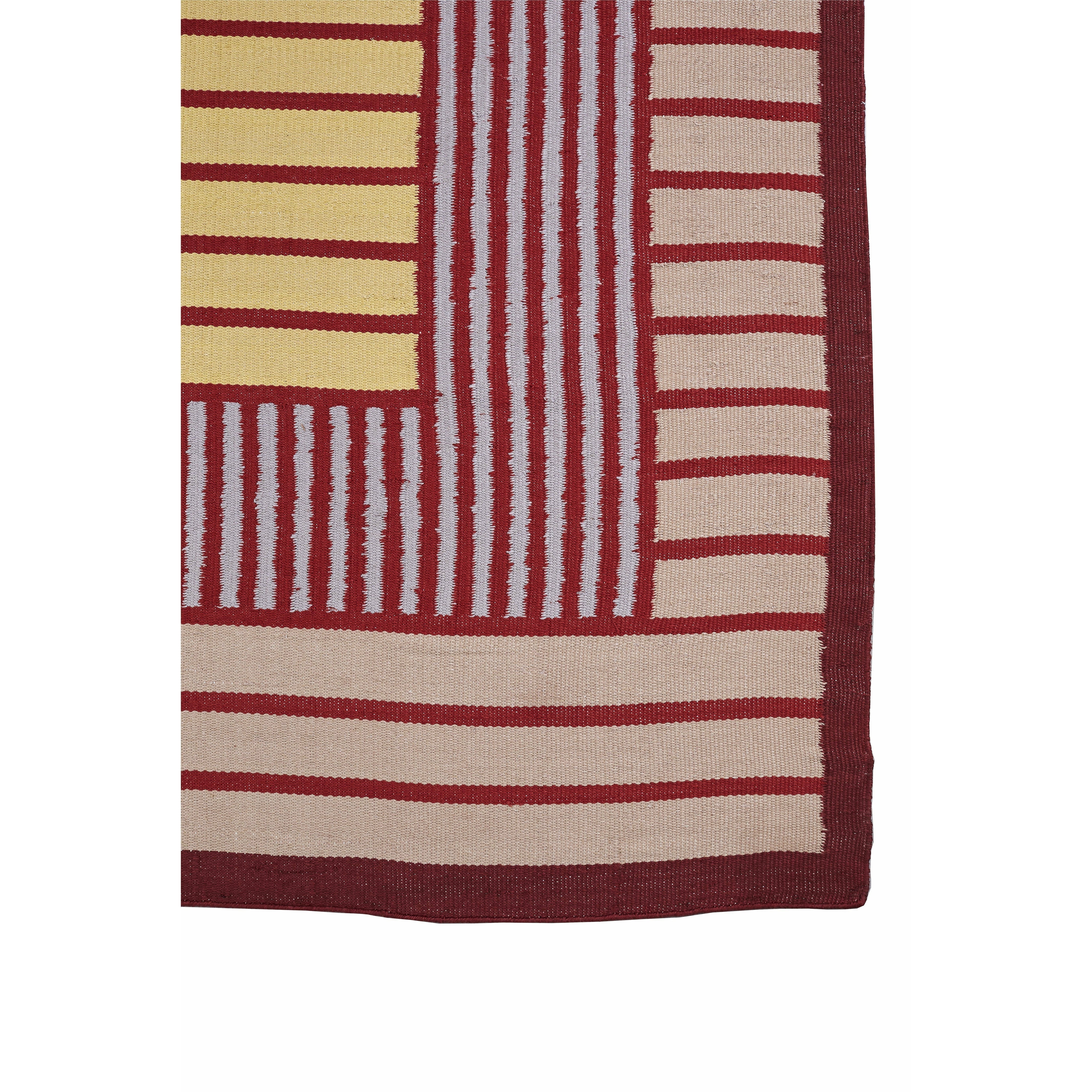 Massimo Hemp Collection By Tanja Kirst Rug 250x350, Red