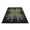 Massimo反射地毯深色和绿色，200x300厘米