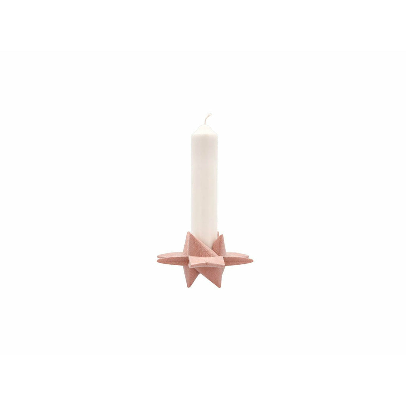 Medusa Copenhagen Shooting Star Calendar Candlestick, Pink